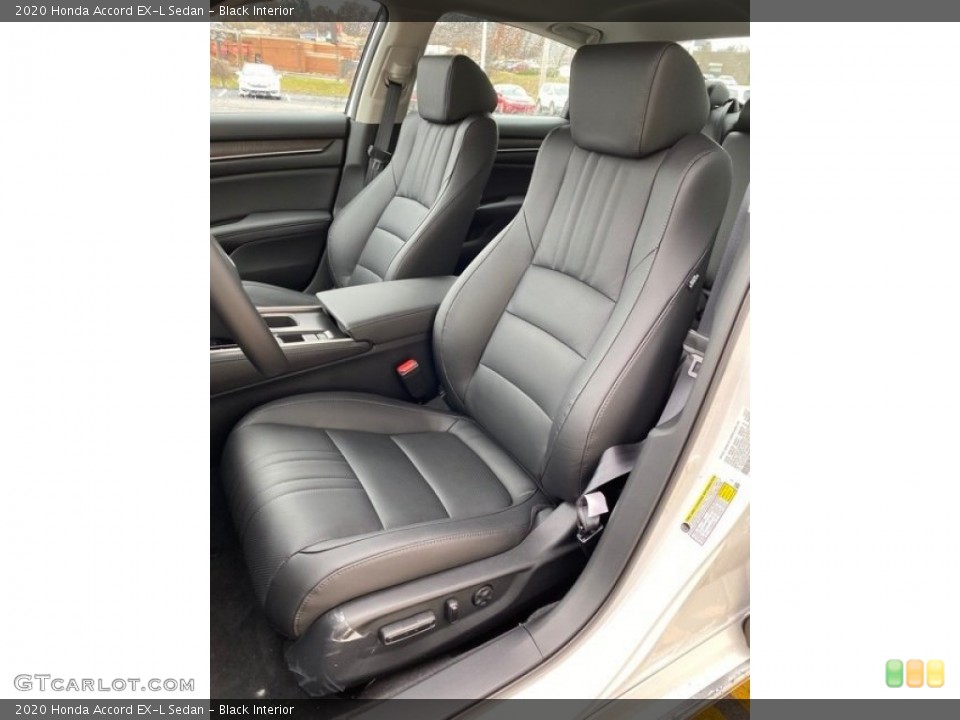 Black Interior Front Seat for the 2020 Honda Accord EX-L Sedan #136490386