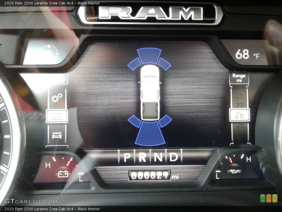Black Interior Controls for the 2020 Ram 1500 Laramie Crew Cab 4x4 #136491814