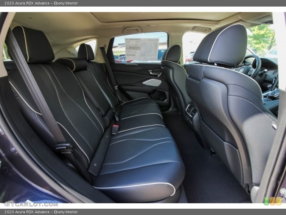 Ebony Interior Rear Seat for the 2020 Acura RDX Advance #136492201