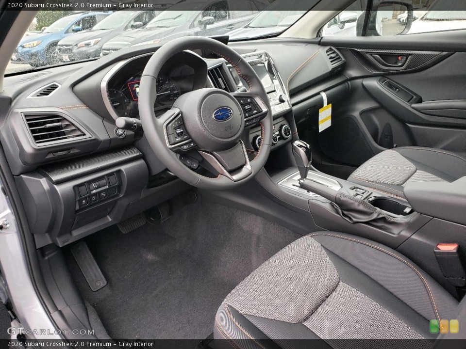 Gray Interior Photo for the 2020 Subaru Crosstrek 2.0 Premium #136492477