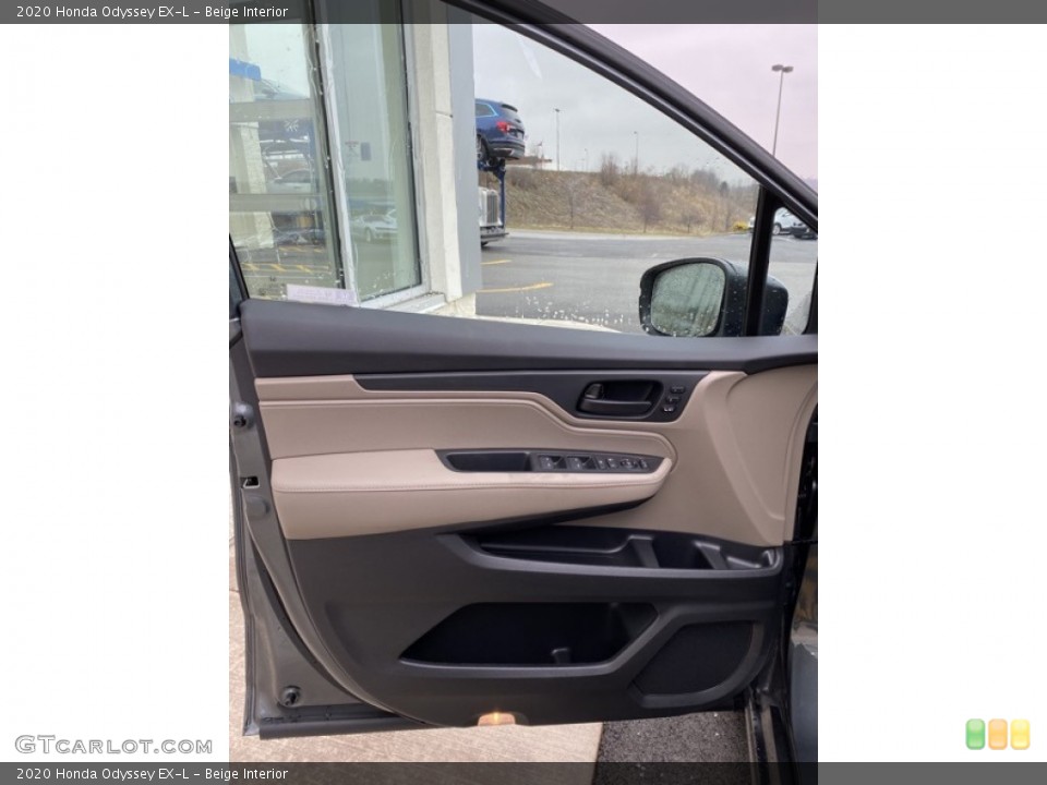 Beige Interior Door Panel for the 2020 Honda Odyssey EX-L #136493257
