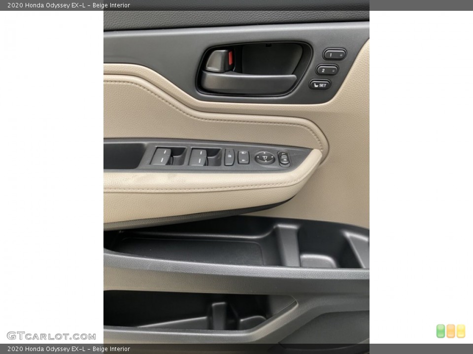 Beige Interior Controls for the 2020 Honda Odyssey EX-L #136493272