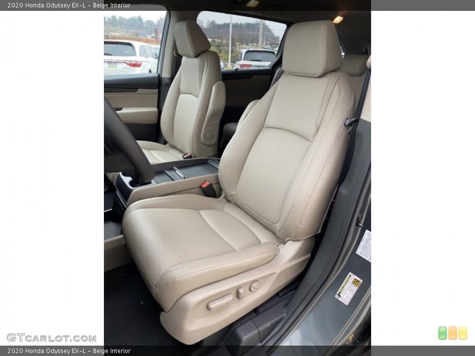 Beige 2020 Honda Odyssey Interiors