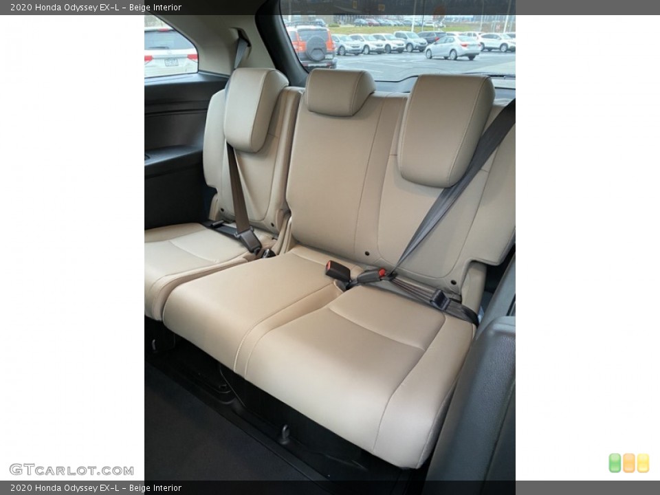 Beige Interior Rear Seat for the 2020 Honda Odyssey EX-L #136493443