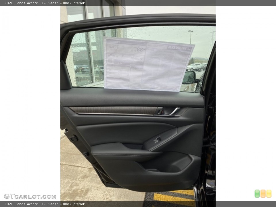 Black Interior Door Panel for the 2020 Honda Accord EX-L Sedan #136494805