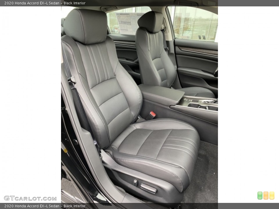 Black Interior Front Seat for the 2020 Honda Accord EX-L Sedan #136494964