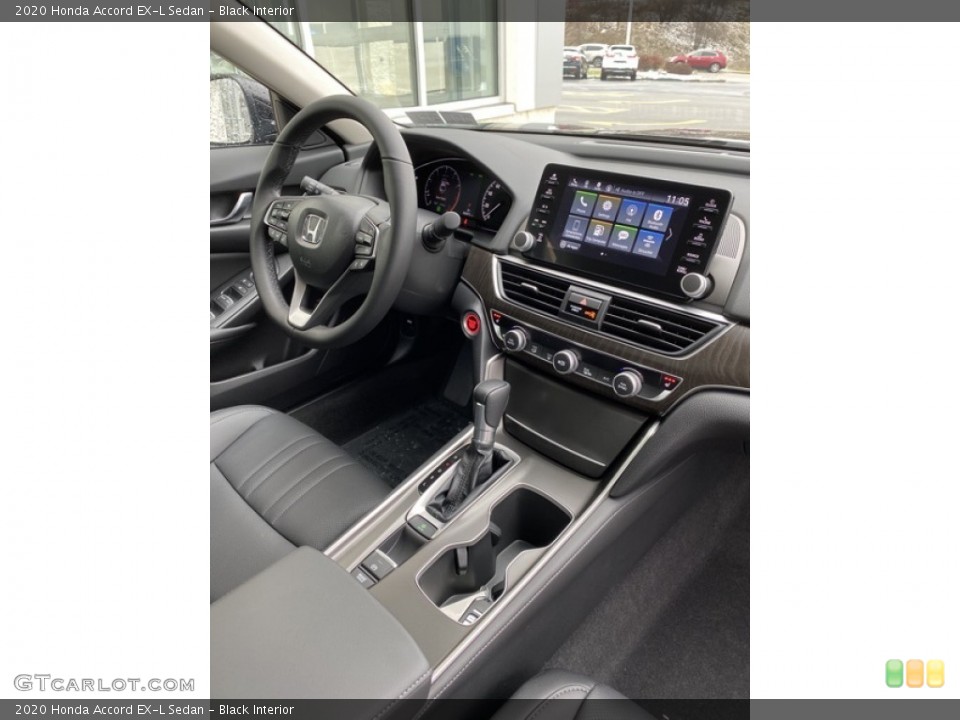 Black Interior Dashboard for the 2020 Honda Accord EX-L Sedan #136494976