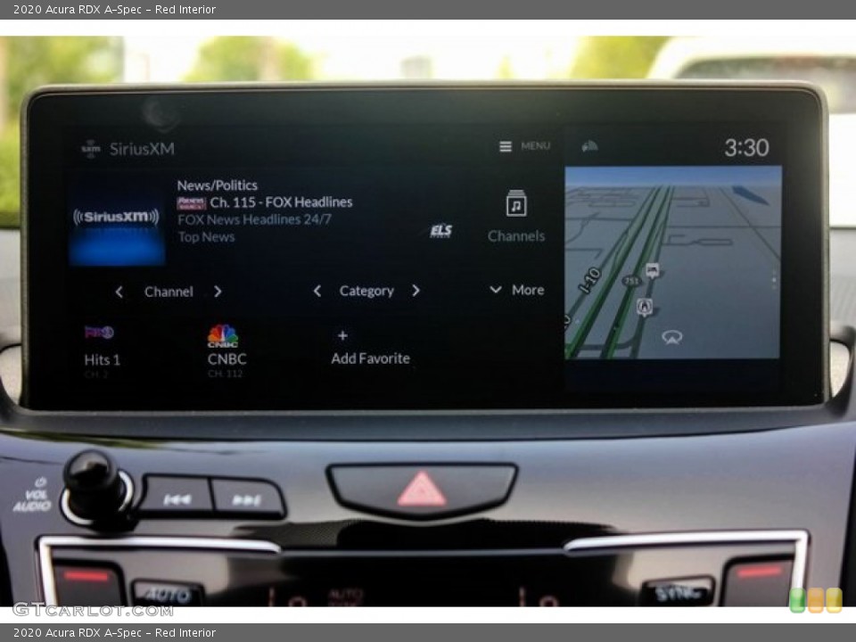 Red Interior Navigation for the 2020 Acura RDX A-Spec #136495450