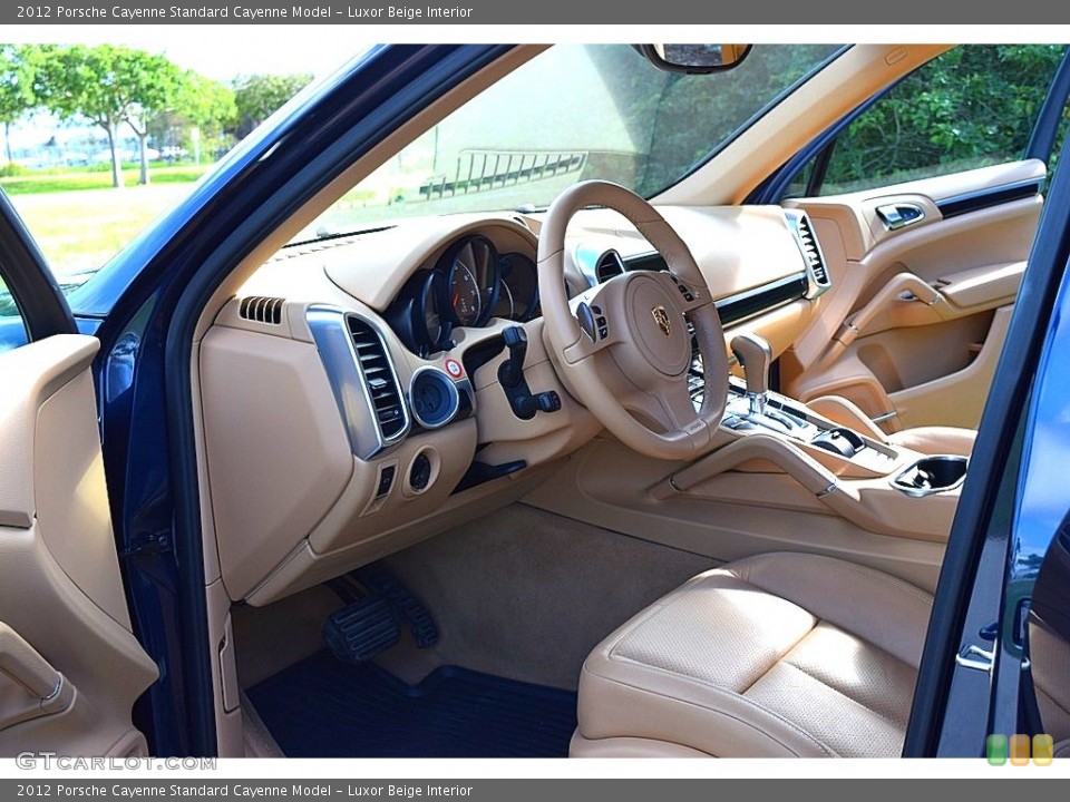 Luxor Beige Interior Front Seat for the 2012 Porsche Cayenne  #136497685