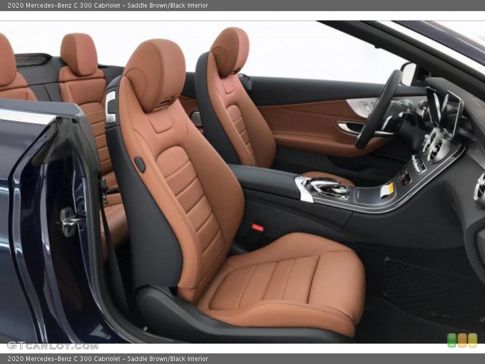 Saddle Brown/Black Interior Photo for the 2020 Mercedes-Benz C 300 Cabriolet #136498558