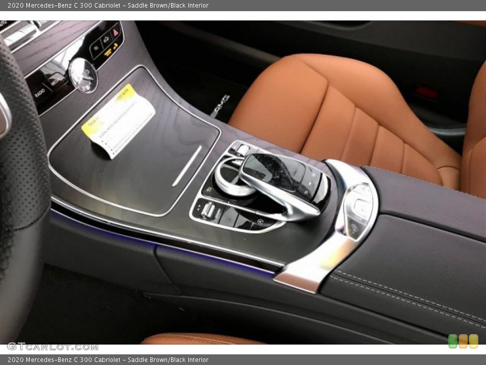 Saddle Brown/Black Interior Controls for the 2020 Mercedes-Benz C 300 Cabriolet #136498591