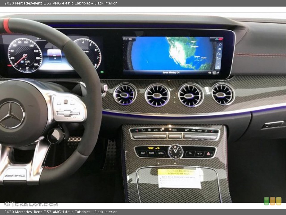 Black Interior Controls for the 2020 Mercedes-Benz E 53 AMG 4Matic Cabriolet #136498750