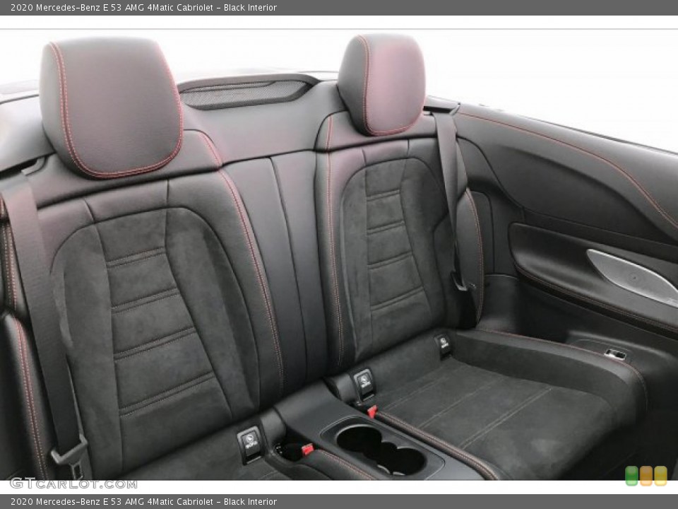 Black Interior Rear Seat for the 2020 Mercedes-Benz E 53 AMG 4Matic Cabriolet #136498885