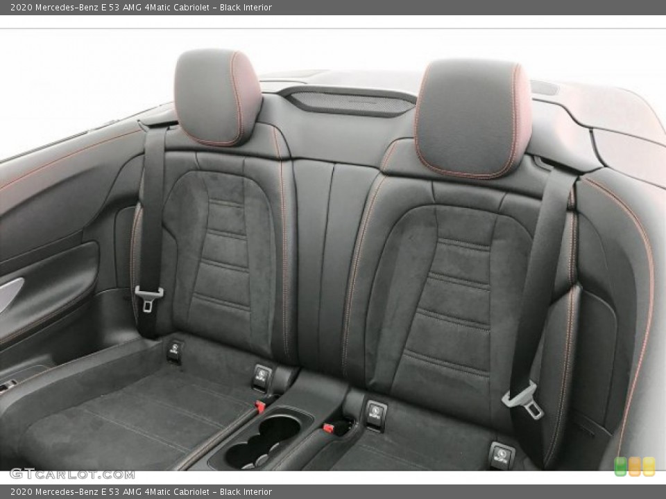 Black Interior Rear Seat for the 2020 Mercedes-Benz E 53 AMG 4Matic Cabriolet #136498921