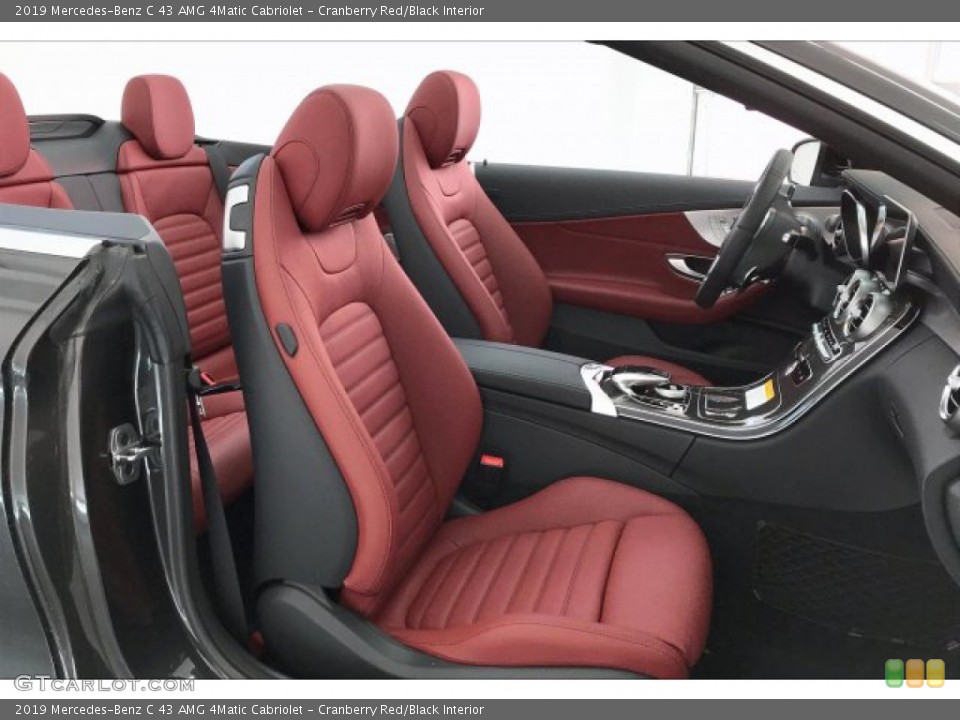 Cranberry Red/Black Interior Photo for the 2019 Mercedes-Benz C 43 AMG 4Matic Cabriolet #136500889