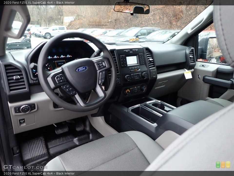 Black Interior Photo for the 2020 Ford F150 XL SuperCab 4x4 #136501318