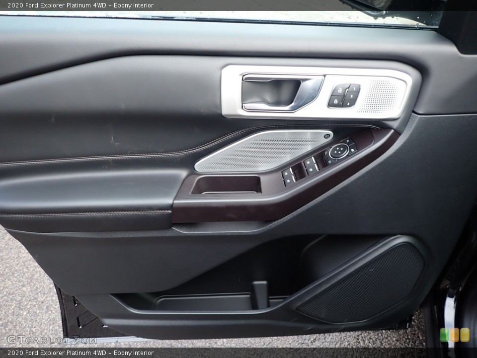 Ebony Interior Door Panel for the 2020 Ford Explorer Platinum 4WD #136502338