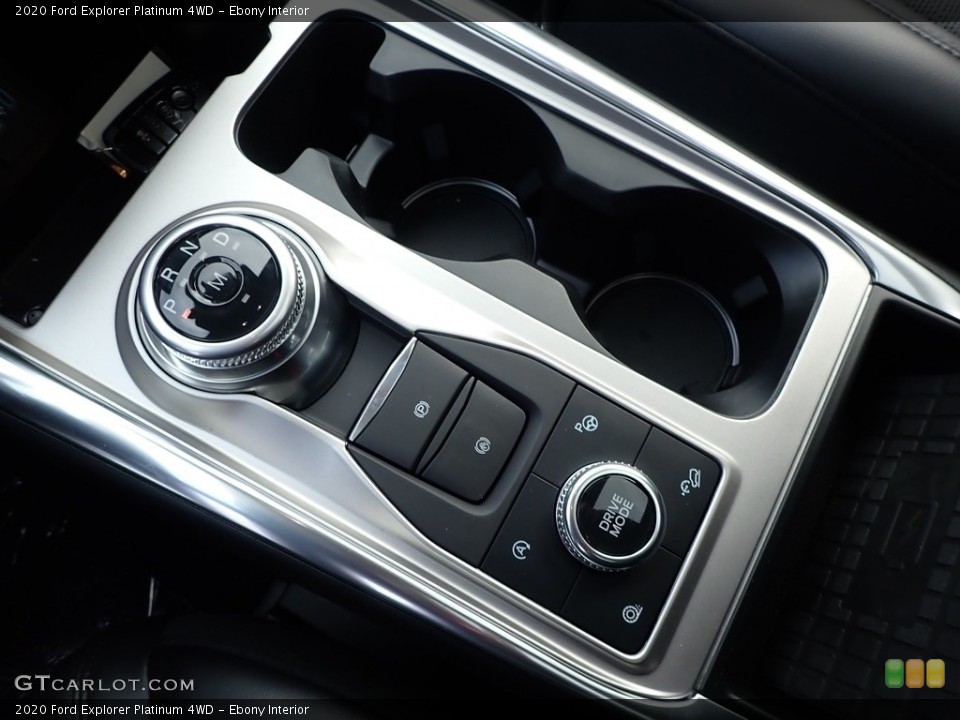 Ebony Interior Controls for the 2020 Ford Explorer Platinum 4WD #136502386