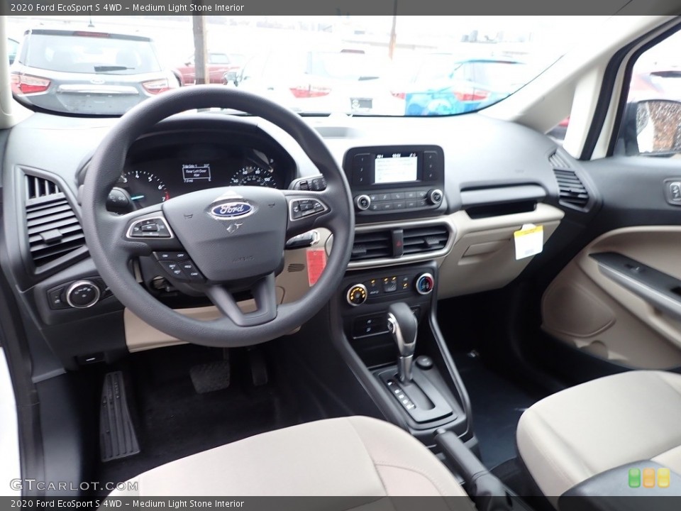 Medium Light Stone Interior Photo for the 2020 Ford EcoSport S 4WD #136502809