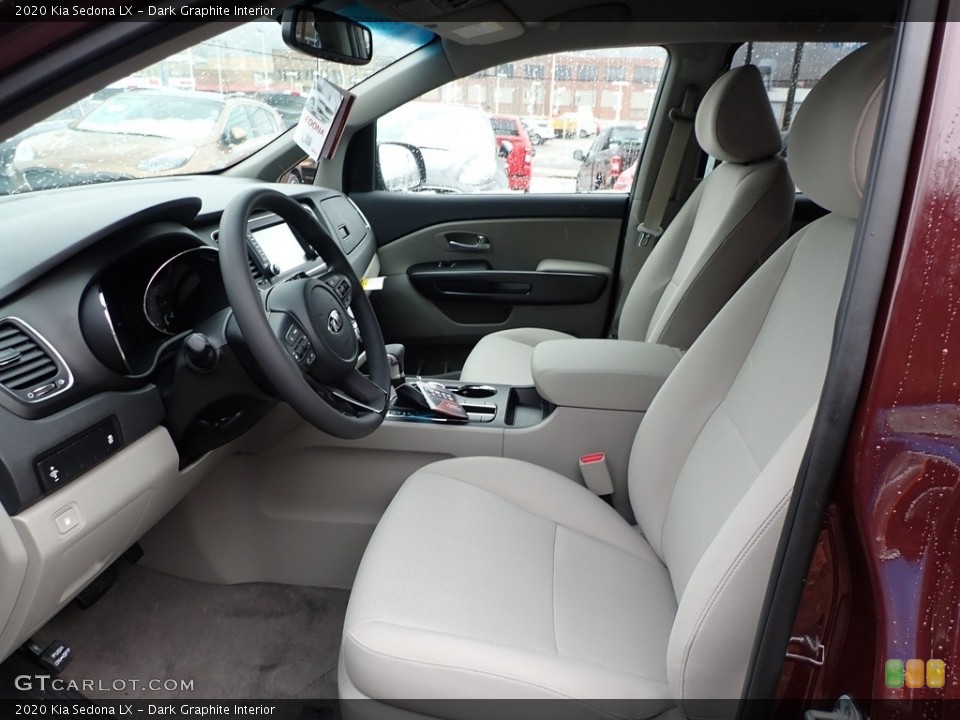 Dark Graphite Interior Front Seat for the 2020 Kia Sedona LX #136504582