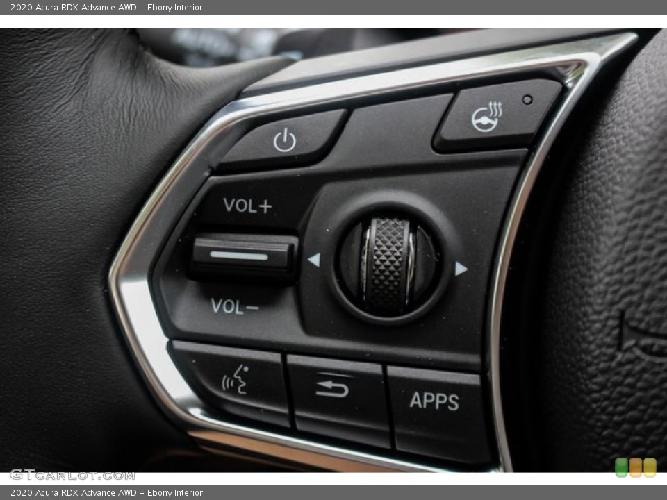 Ebony Interior Steering Wheel for the 2020 Acura RDX Advance AWD #136508782