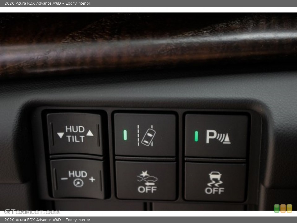 Ebony Interior Controls for the 2020 Acura RDX Advance AWD #136508818