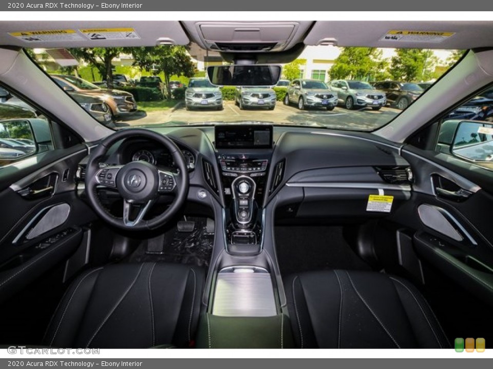 Ebony Interior Dashboard for the 2020 Acura RDX Technology #136512271
