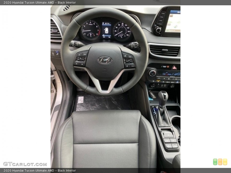 Black Interior Steering Wheel for the 2020 Hyundai Tucson Ultimate AWD #136512337