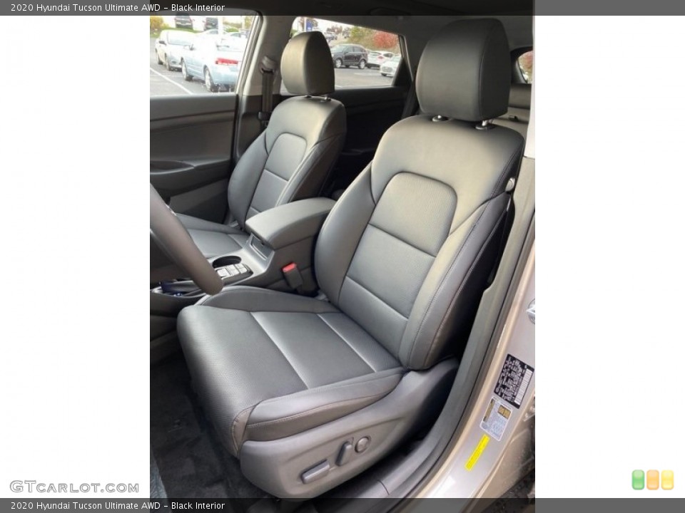 Black Interior Front Seat for the 2020 Hyundai Tucson Ultimate AWD #136512355