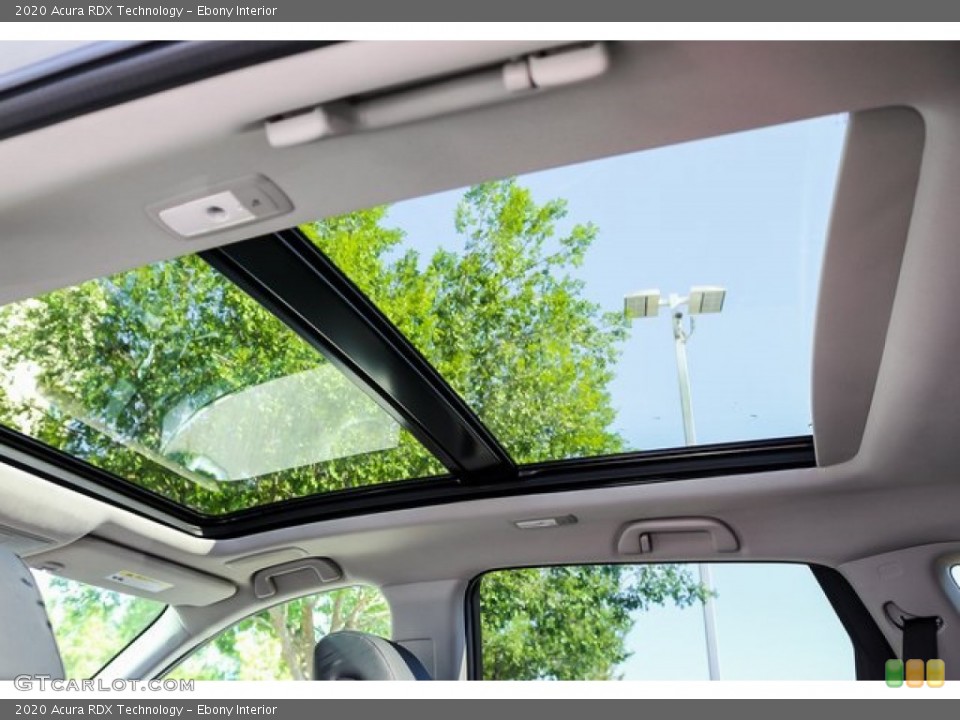 Ebony Interior Sunroof for the 2020 Acura RDX Technology #136512367