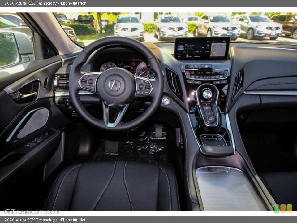 Ebony Interior Dashboard for the 2020 Acura RDX Technology #136512598