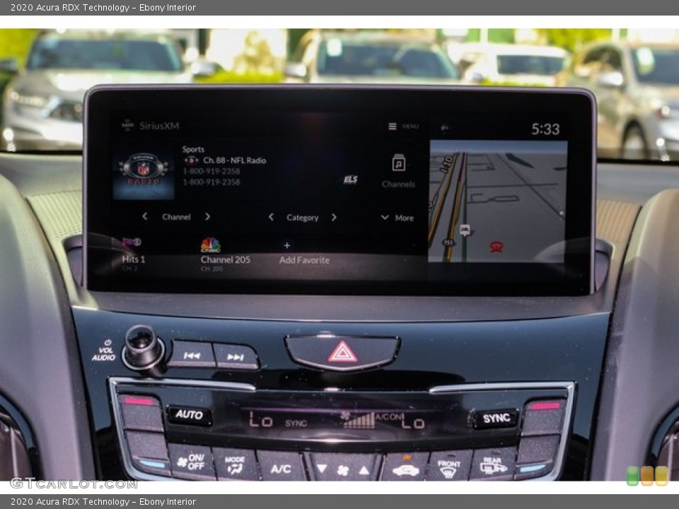 Ebony Interior Controls for the 2020 Acura RDX Technology #136512631