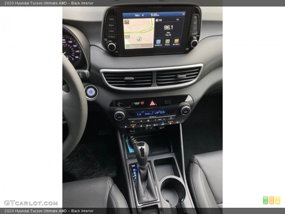 Black Interior Controls for the 2020 Hyundai Tucson Ultimate AWD #136512709