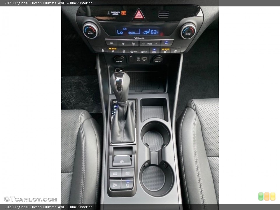 Black Interior Controls for the 2020 Hyundai Tucson Ultimate AWD #136512751