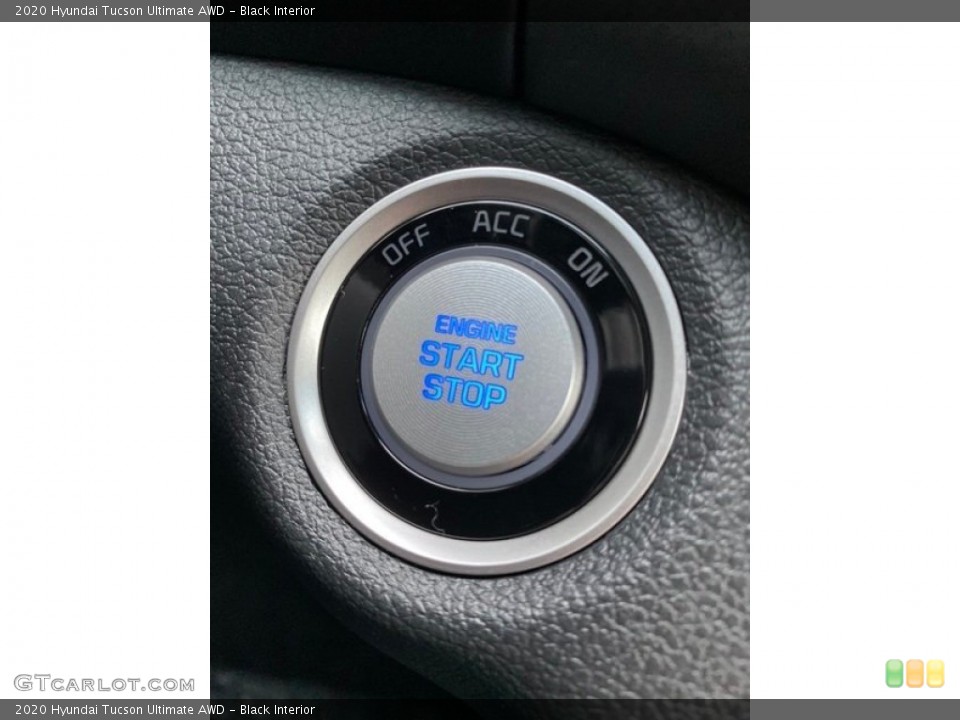 Black Interior Controls for the 2020 Hyundai Tucson Ultimate AWD #136512805