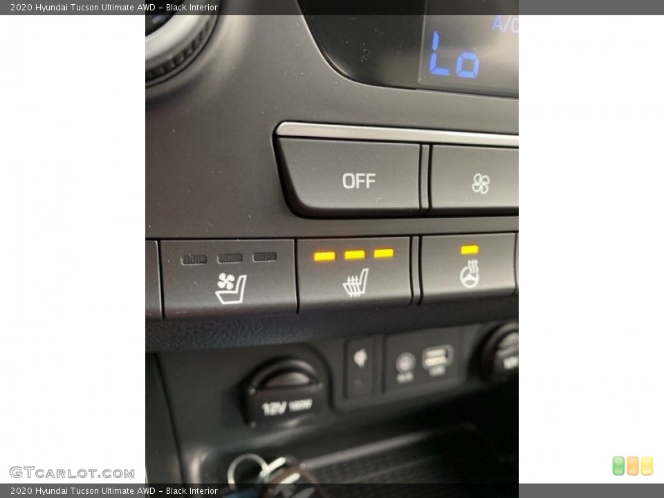 Black Interior Controls for the 2020 Hyundai Tucson Ultimate AWD #136512823