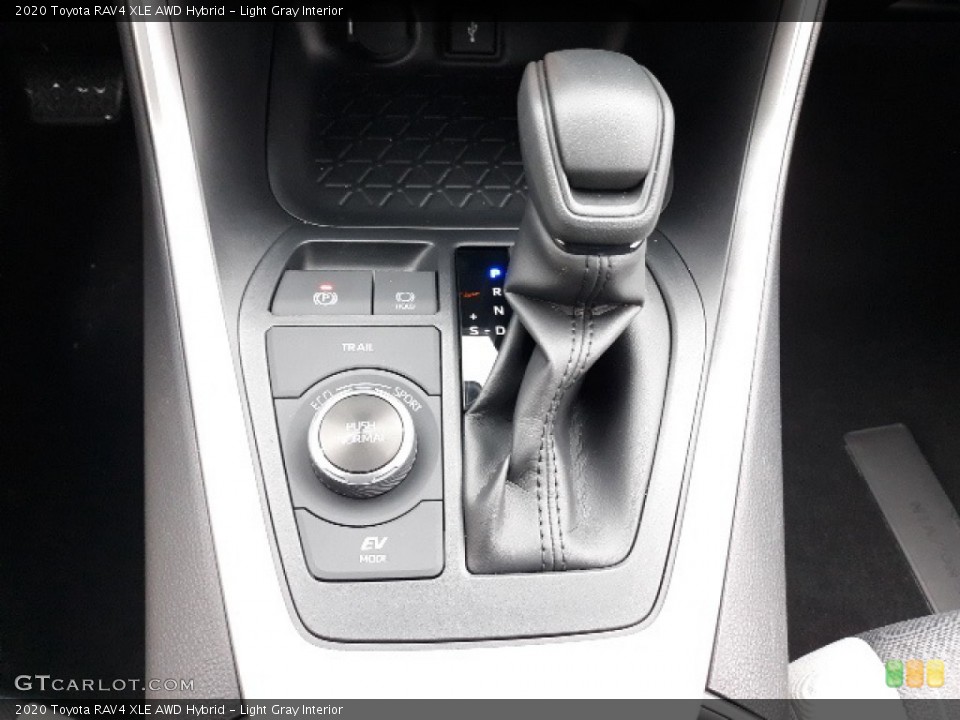 Light Gray Interior Transmission for the 2020 Toyota RAV4 XLE AWD Hybrid #136515130