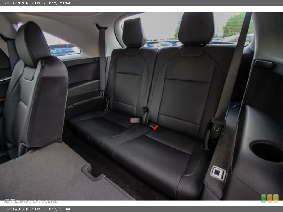 Ebony Interior Rear Seat for the 2020 Acura MDX FWD #136516723