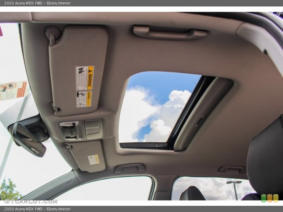 Ebony Interior Sunroof for the 2020 Acura MDX FWD #136517362