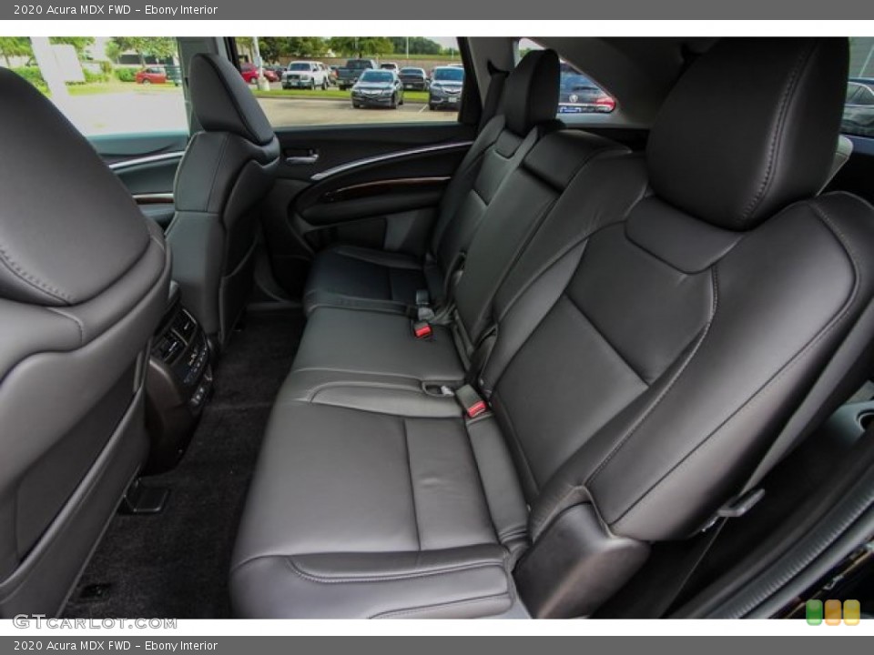 Ebony Interior Rear Seat for the 2020 Acura MDX FWD #136517428