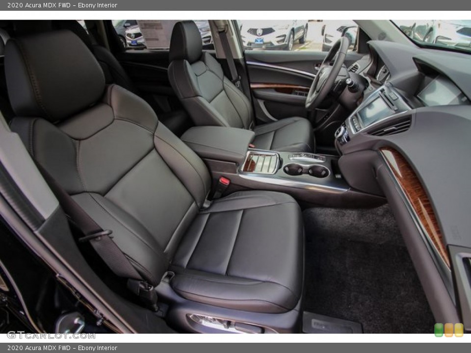 Ebony Interior Front Seat for the 2020 Acura MDX FWD #136517542