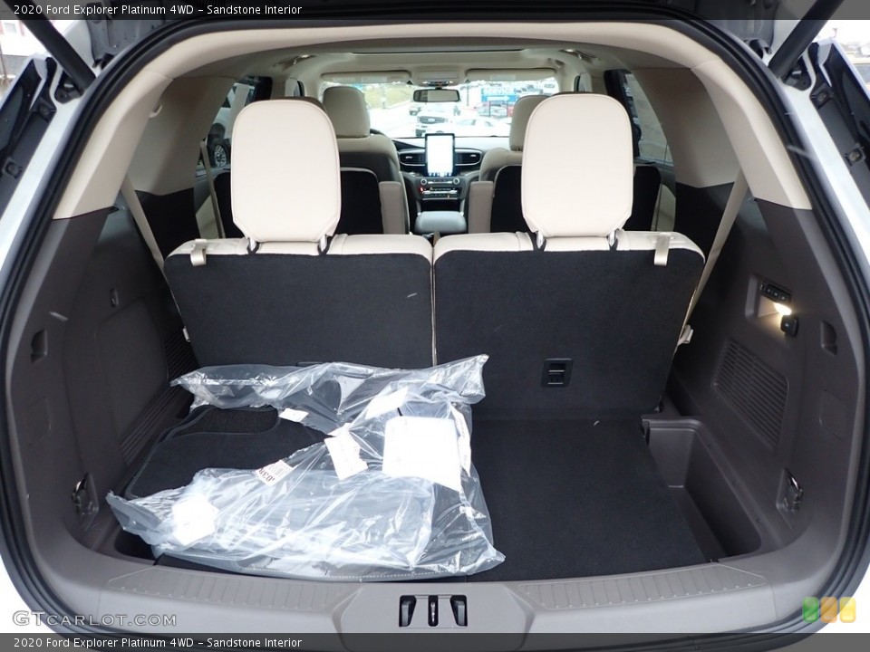 Sandstone Interior Trunk for the 2020 Ford Explorer Platinum 4WD #136522021