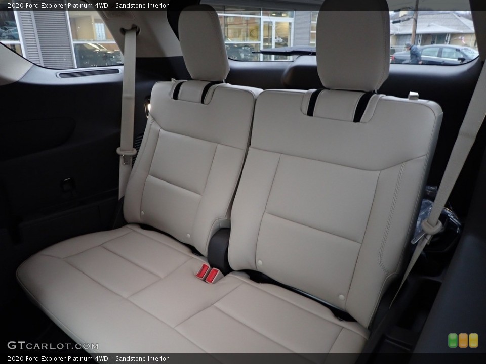 Sandstone Interior Rear Seat for the 2020 Ford Explorer Platinum 4WD #136522186