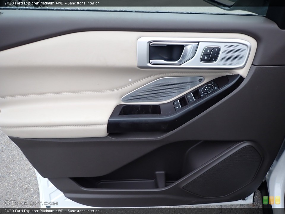 Sandstone Interior Door Panel for the 2020 Ford Explorer Platinum 4WD #136522231