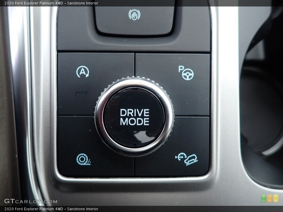 Sandstone Interior Controls for the 2020 Ford Explorer Platinum 4WD #136522339