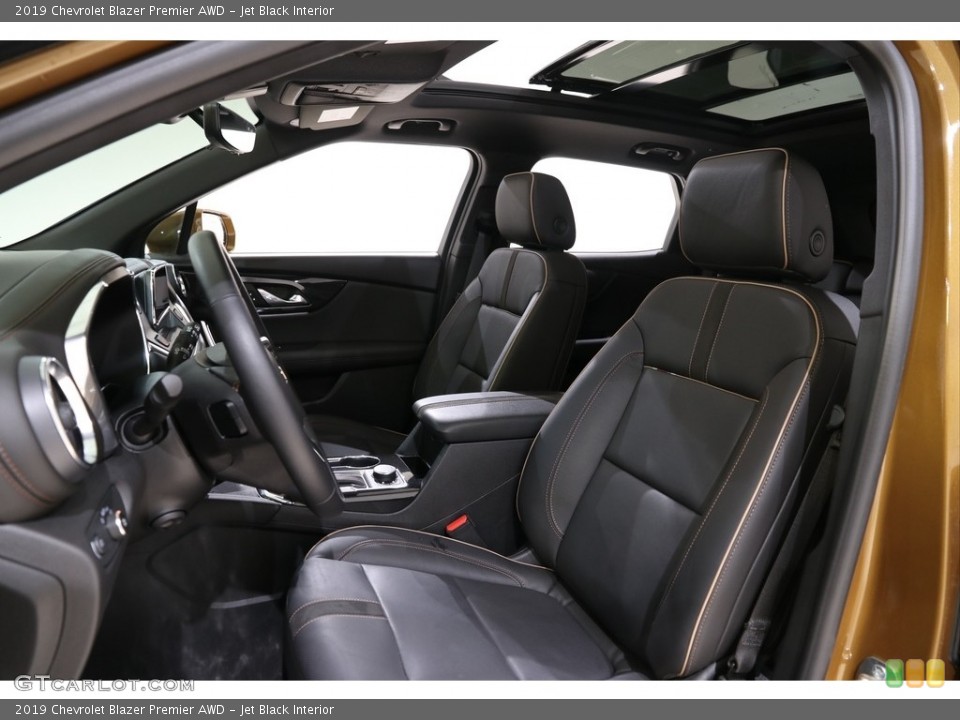 Jet Black Interior Front Seat for the 2019 Chevrolet Blazer Premier AWD #136527061