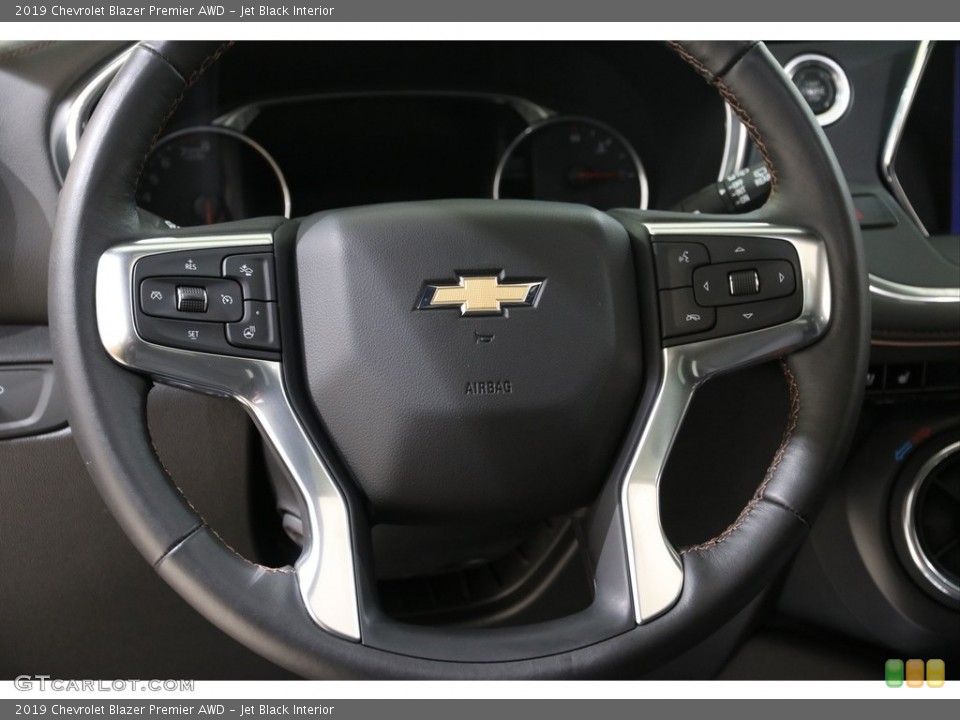 Jet Black Interior Steering Wheel for the 2019 Chevrolet Blazer Premier AWD #136527106
