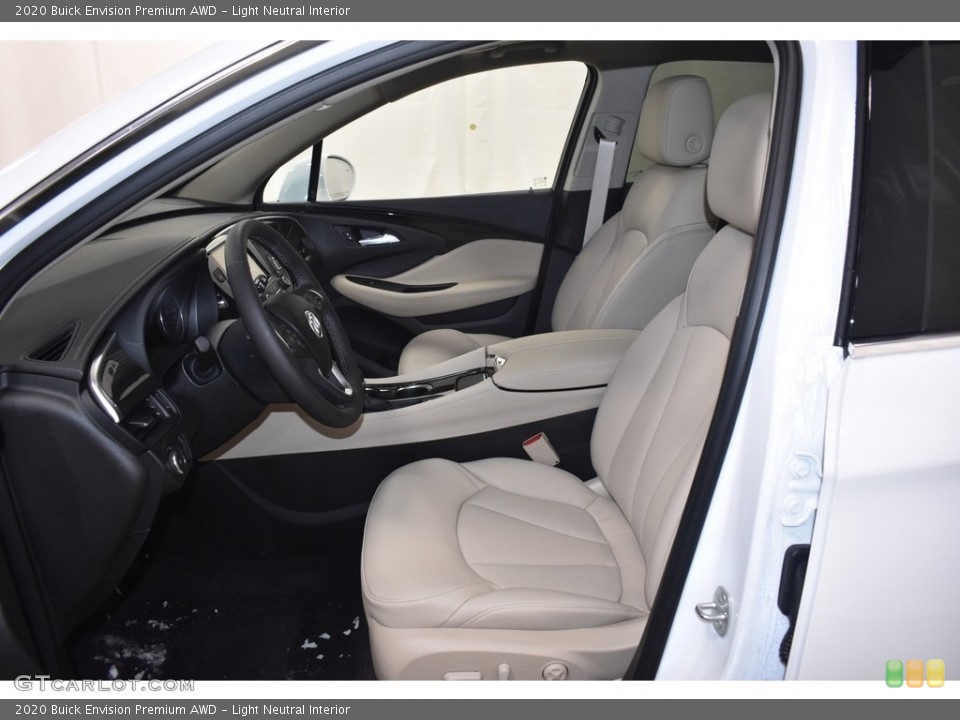 Light Neutral Interior Front Seat for the 2020 Buick Envision Premium AWD #136536141