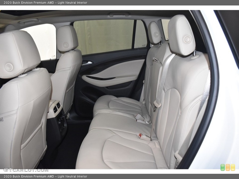Light Neutral Interior Rear Seat for the 2020 Buick Envision Premium AWD #136536162