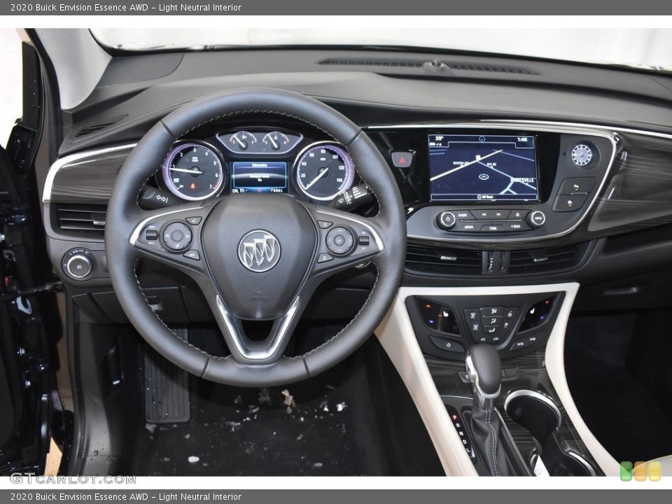 Light Neutral Interior Dashboard for the 2020 Buick Envision Essence AWD #136536390